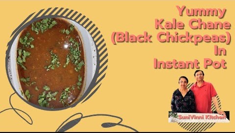 Yummy kale chane (Black Chickpeas)