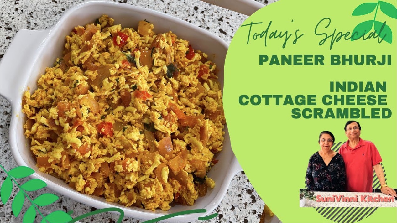 Paneer Bhurji (Indian cottage cheese, scrambled)