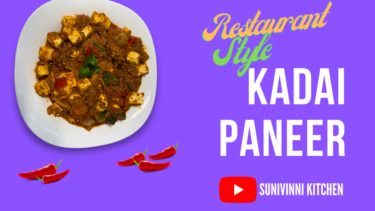 Kadhai Paneer || SuniVinni Kitchen